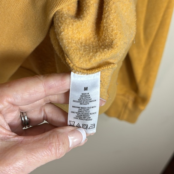 Aeropostale aero eighty seven crop pullover hoodie size medium preloved - Picture 4 of 7